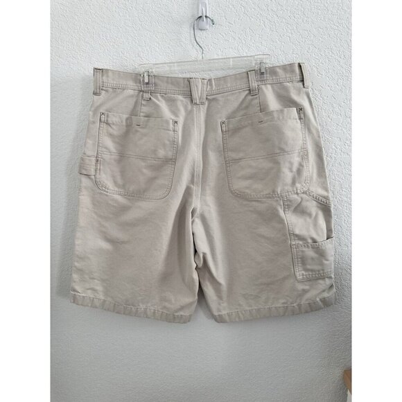 Canyon‎ River Blues Jeans Shorts Sz. 38 100% Cotton Cream Carpenter Gorpcore Y2K - Picture 5 of 11